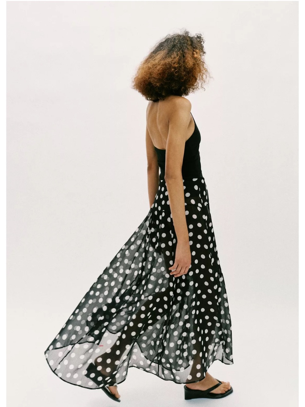 VIRAL ZARA POLKA DOT HALTER VACATION DRESS SIZE S and M 
🚨NO DISCOUNT - Picture 11 of 16